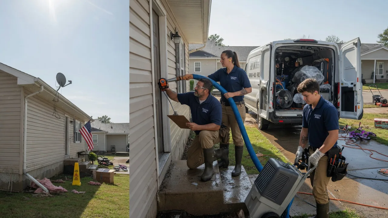 Ceiling Water Damage Restoration in North Hampton, OH near me
